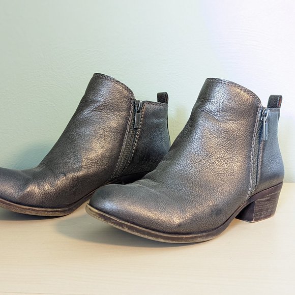 Lucky Brand Shoes - Lucky Brand Metallic Ankle Boots